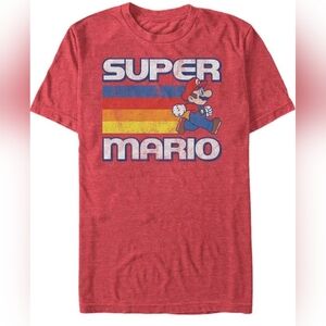 Nintendo Men's Super Mario Retro Graphic T-Shirt, Size XL, New In Plastic